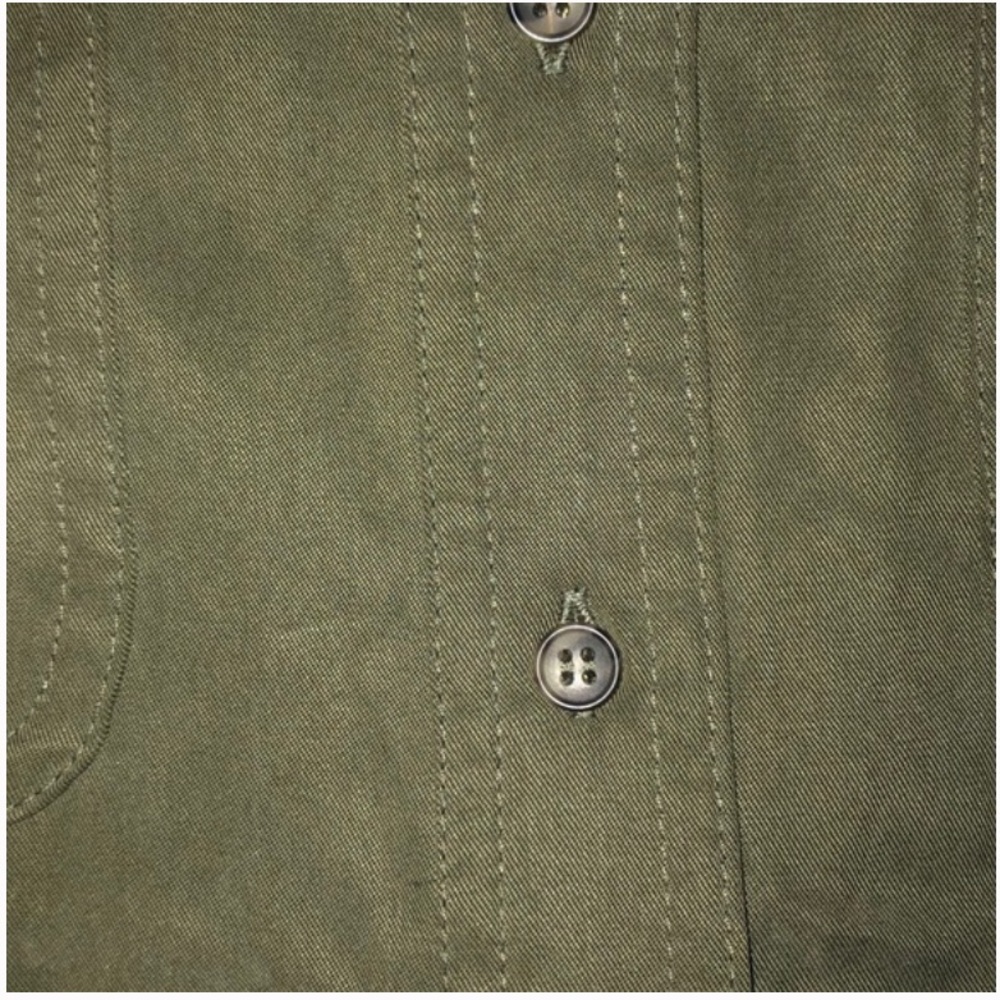 Off Campus Button Down Olive Shirt - image 7